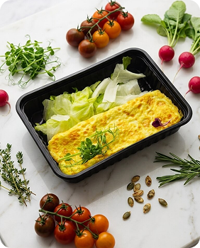 Рацион Pevsner с омлетом